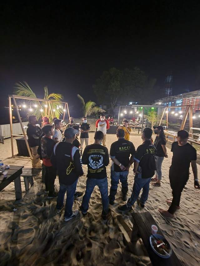 Astra Motor Kalbar bersama Komunitas Honda melakukan touring ke Kahyangan Resort Bengkayang. Foto: Dok. Astra Motor Kalbar