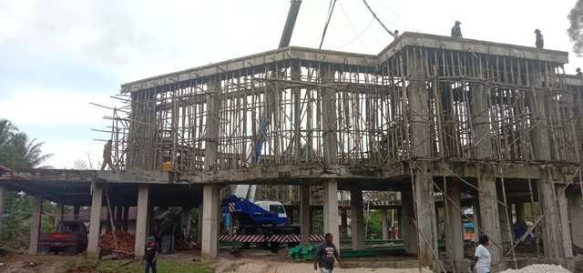 Pembangunan GKI Ebenhaizer Yukase, di Distrik Ayamaru Utara