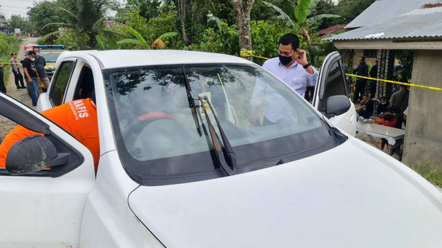 Polda Sumut melakukan olah TKP pembunuhan Mara Salem. Foto: Dok. Istimewa