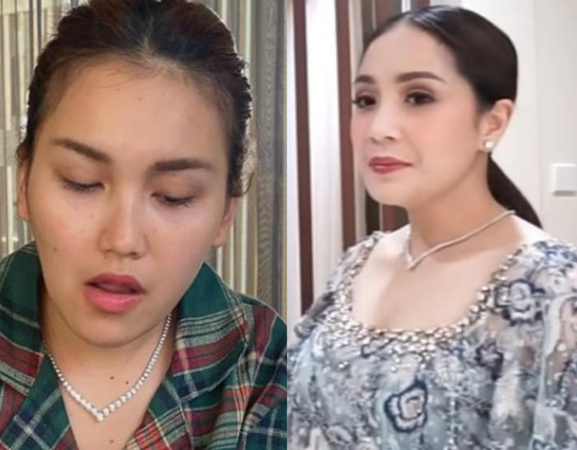 Ayu Ting Ting vs Nagita Slavina. Foto: Instagram/YouTube