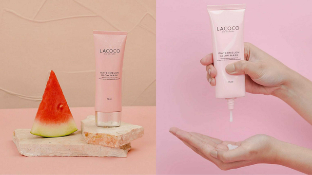 Lacoco Watermelon Glow Mask. Foto: https://www.instagram.com/lacoco.id/