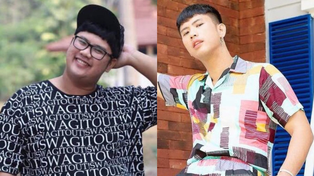 Transformasi perubahan Ricky Cuaca. Foto: Instagram @rickycuaca dan Kumparan.