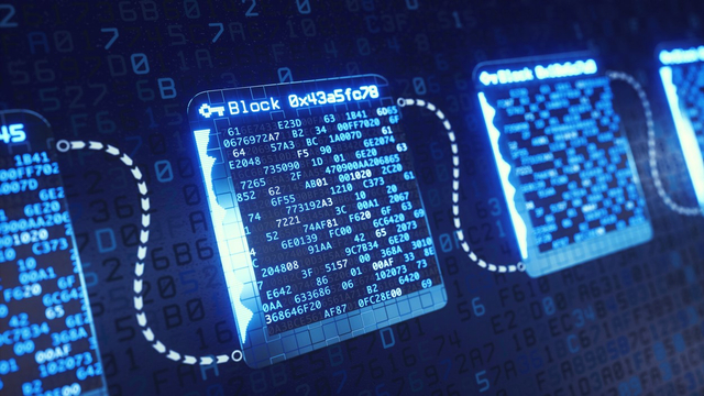 ilustrasi blockchain (creator: matejmo | credit: Getty Images/iStockphoto)
