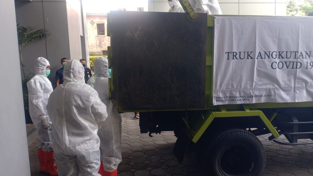 Truk Pengangkut Jenazah Milik Dinas Pertamanan dan Hutan Kota DKI Jakarta. Foto: Dok. Istimewa