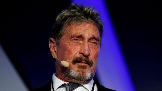 John McAfee, pendiri perusahaan software antivirus McAfee. Foto: Darrin Zammit Lupi/REUTERS