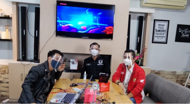 Astra Motor Kalbar menggelar bincang online. Foto: Dok. Astra Motor Kalbar