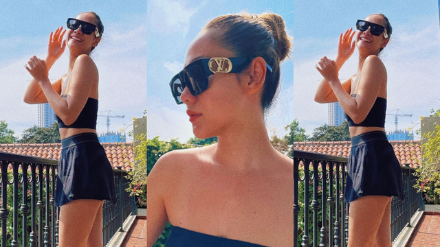 Gaya Modis Bunga Citra Lestari saat Isolasi Mandiri Foto: Instagram @bclsinclair