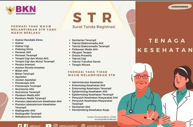 Edaran BKN; Formasi Kesehatan Masyarakat tidak memerlukan STR