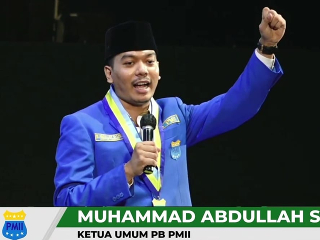 Muhammad Abdullah Syukri telah dikukuhkan secara virtual menjadi Ketua PB PMII masa khidmat 2021-2024, Sabtu (26/6/2021).