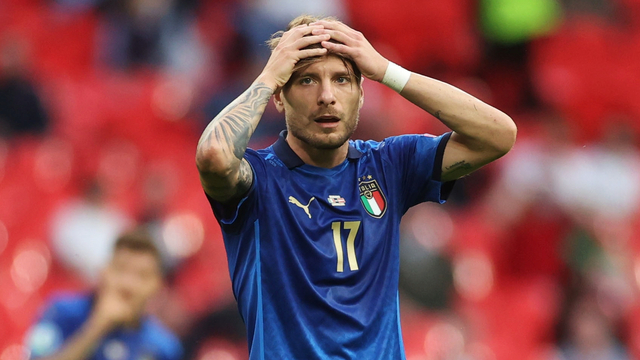 Pemain Italia, Ciro Immobile. Foto: Andy Rain/Reuters