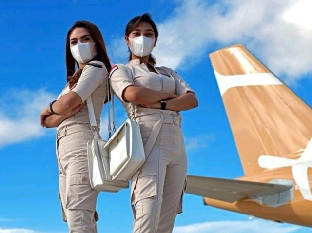 Pramugari Super Air Jet. Foto: Dok Super Air Jet