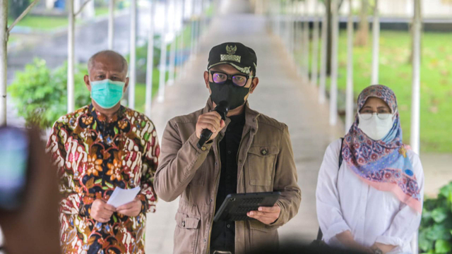 Wali Kota Bogor Bima Arya usai meninjau RS Marzoeki Mahdi di Jalan Semeru, Bogor Barat. Foto: Dok. Pemkot Bogor