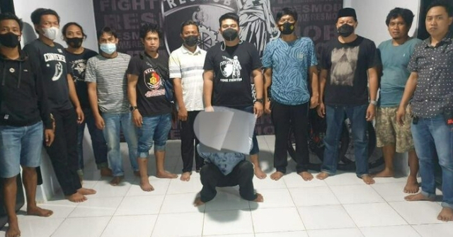 AS saat dibekuk Tim Resmob Satreskrim Polres Pinrang. Foto: Dok. Polres Pinrang