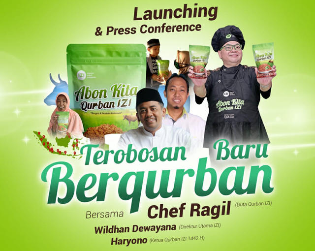Solusi Qurban di Tengah Pandemi, Abon Kita Qurban IZI