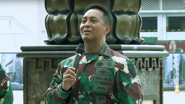Kepala Staf Angkatan Darat Jenderal TNI Andika Perkasa. Foto: YouTube TNI AD