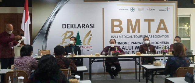 Deklarasi asosiasi Bali Medical Tourism Association, Selasa (29/6/2021)