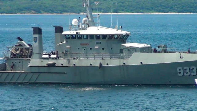 KRI Rigel berlabuh di Pelabuhan Tanjungwangi. Foto: Dok. Istimewa