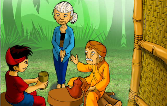 Ilustrasi cerita dongeng yang ada di Indonesia. Sumber: Buku Cerpen dan Dongeng Minuman Nusantara