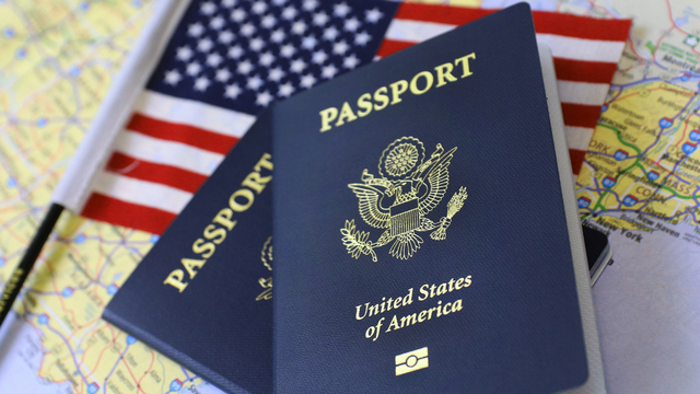 Ilustrasi Paspor AS. Foto: Shutter Stock