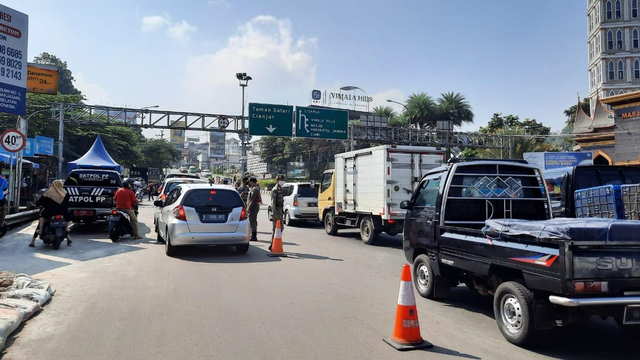 Suasana di Puncak saat PPKM Darurat. Foto: Dok. Istimewa