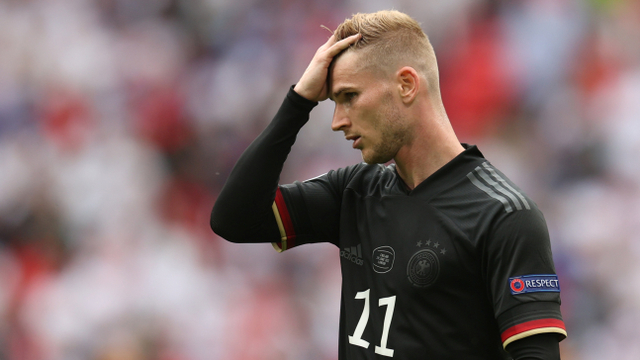 Timo Werner di Euro 2020. Foto: Pool via REUTERS/Catherine Ivill