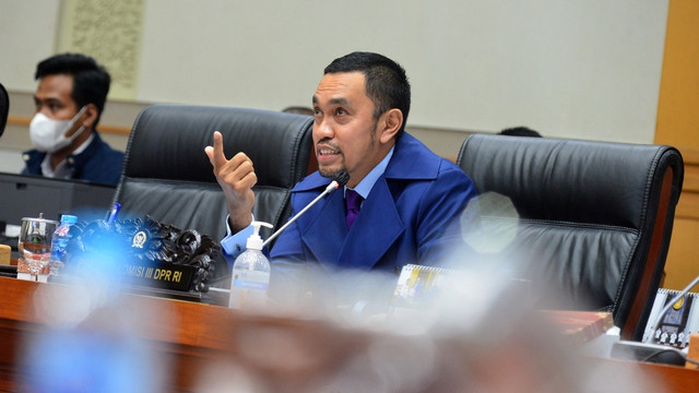Wakil Ketua Komisi III DPR Ahmad Sahroni.
Foto: DPR RI