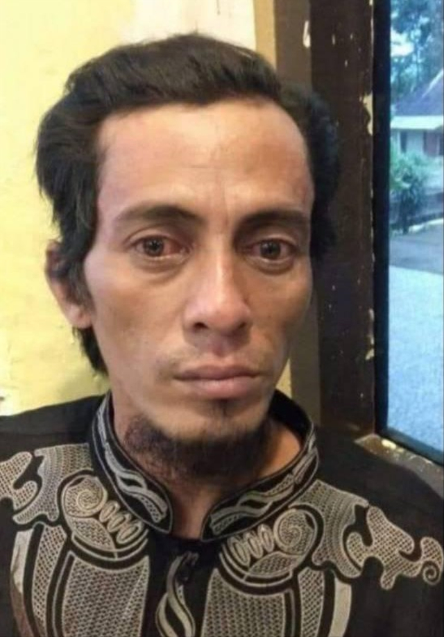 AN (38), tersangka pelaku pembunuhan tukang ojek di Mamuju. Foto: Dok. Istimewa