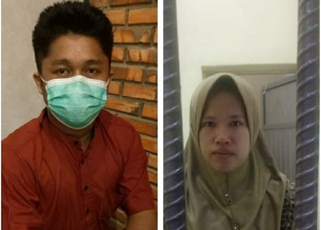 Pelaku yang sudah diamankan petugas. (Foto: Istimewa)