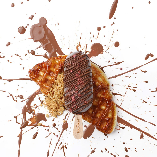 Menu spicy chili chocolate with croffle ala Social Affair dengan Magnum double chocolate Foto: dok.Magnum