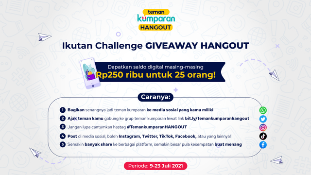Mekanisme GiveAway Hangout. Foto: dok. kumparan