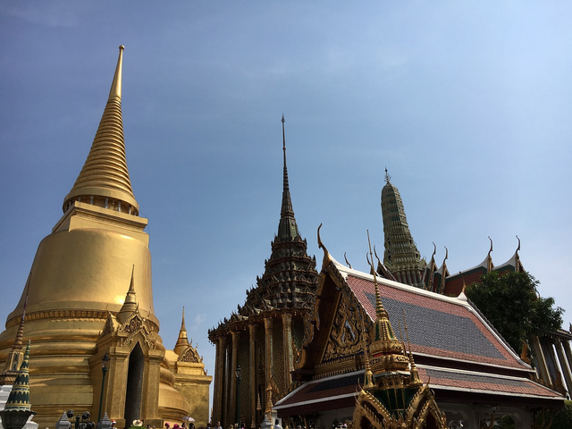 Grand Palace di Bangkok sebagai pusat moralitas bangsa Thailand sebagai simbol kekuasaan kerajaan. (Sumber: Pixabay)