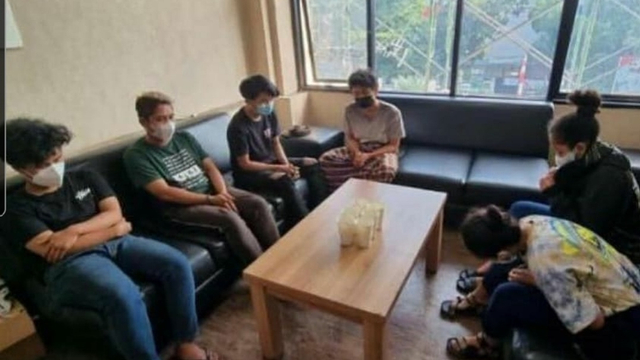 Tampang anggota geng motor yang keroyok polisi saat balap liar dibubarkan. Foto: Dok. Istimewa