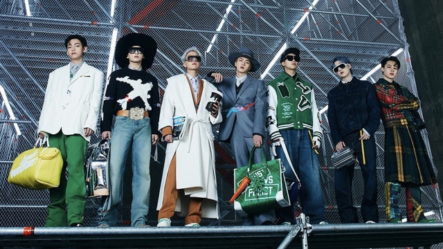 BTS dok IG @louisvuitton