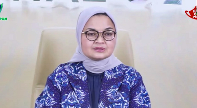 Kepala BPOM Penny K Lukito dalam jumpa pers persetujuan uji klinis II dan III Vaksin GX-19N kerja sama Kalbe Farma dan Genexine, 9 Juli 2021. Foto: YouTube Kalbe Farma