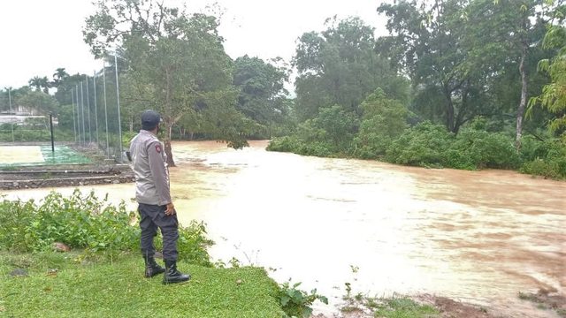 Aliran sungai di kawasan Lhoong, Aceh Besar. Foto: Dok. BPBA