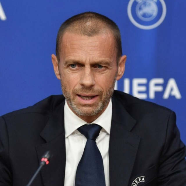 Presiden UEFA Aleksander Ceferin sumber: Twitter
