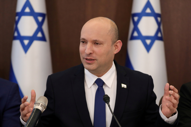 Perdana Menteri Israel Naftali Bennett. Foto: Abir Sultan/Pool/REUTERS