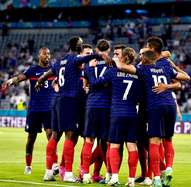 Selebrasi Pemain Timnas Prancis, Foto: Instagram @equipedefrance