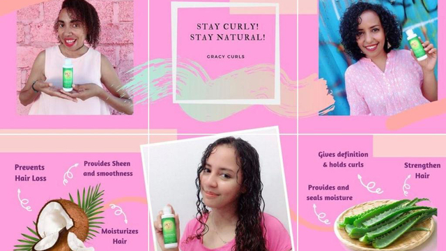 Produk Gracy Curls, perawatan rambut alami dari Papua. (Dok IG @Gracycurls)
