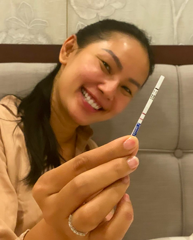 Kalina Oktarani hamil. Foto: Instagram @kalinaocktaranny