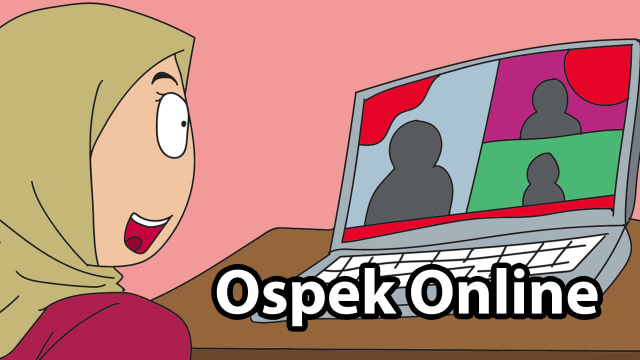 Ilustrasi ospek online. Foto: Lapak Komik/kumparan