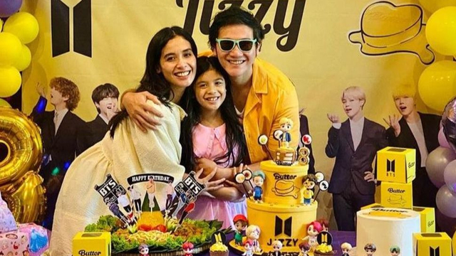 Ultah Jizzy Pearl anak Vino G. Bastian dan Marsha Timothy. Foto: Instagram @vinogbastian