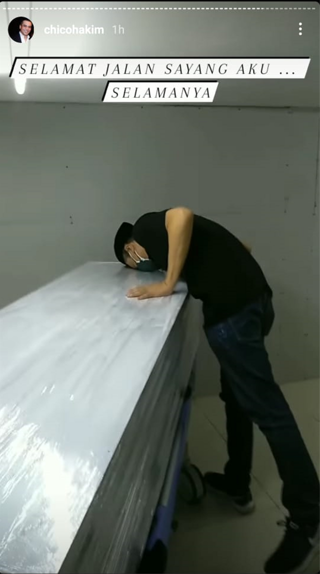 Istri Chico Hakim Meninggal Dunia. Foto: Instagram story