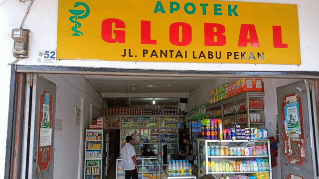 Apotik Global, di Kecamatan Pantai Labu, Kabupaten Deli Serdang, Sumatera Utara. Foto: Dok. Istimewa