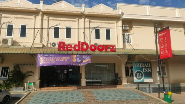 Hotel Hijrah Inn yang kini dijadikan rumah isolasi terpusat bagi warga OTG COVID-19 di Kota Banda Aceh. Foto: Dok. Pemkot Banda Aceh 