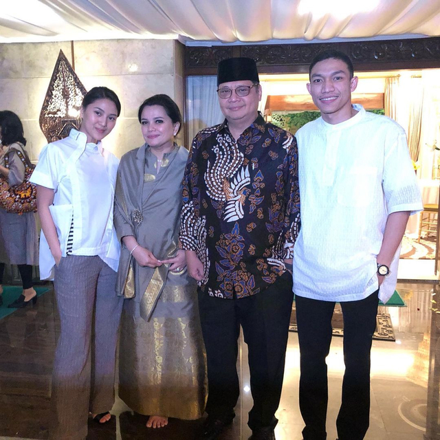 Audy Pratama dan Airlangga Hartarto Foto: Audy.pra