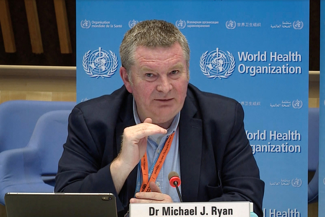 Executive Director of the WHO Programme for Emergencies, Dr Michael Ryan. Foto: Fabrice COFFRINI / AFP