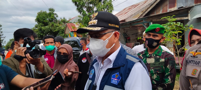 Wali Kota Kendari, Sulkarnain Kadir, usai