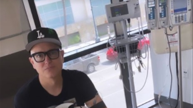 Mark Hoppus saat kemoterapi dok IG Mark Hoppus