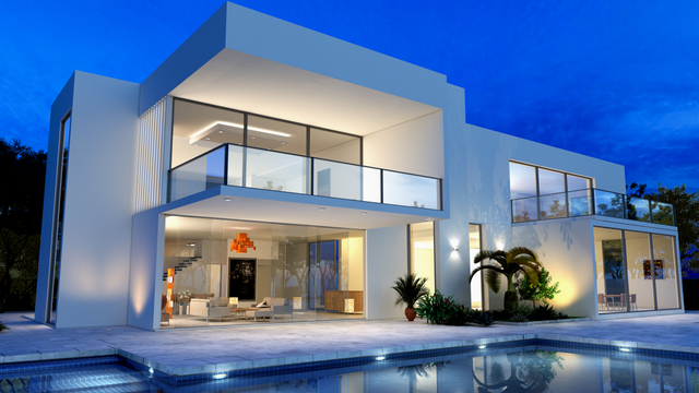 Ilustrasi rumah mewah. Foto: Shutter Stock